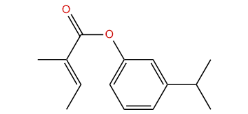 meta-Cumenyl (E)-2-methyl-2-butenoate